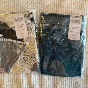 2x Soma Embraceable Lace Geo Hipster